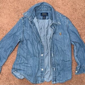 Polo by Ralph Lauren Blue Kids Button Down Shirt